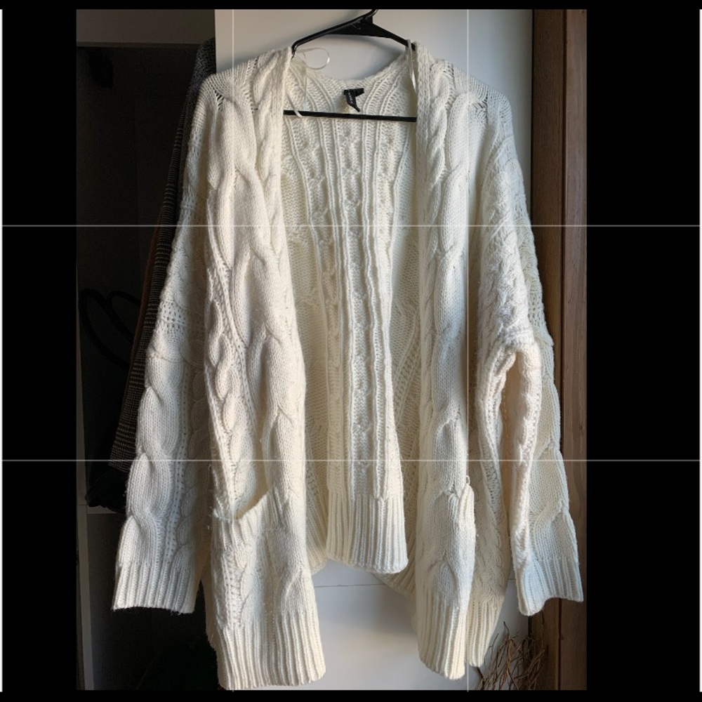 Chunky knit cardigan